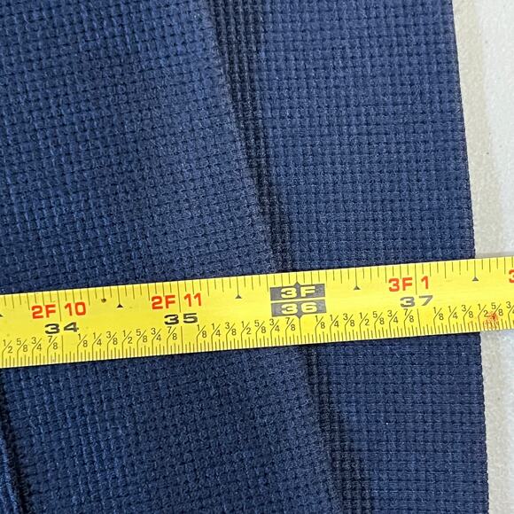 Southcott Threads Women's Waffle Knit Cowl Neck Navy Dress with Pockets Size XL - Picture 8 of 8